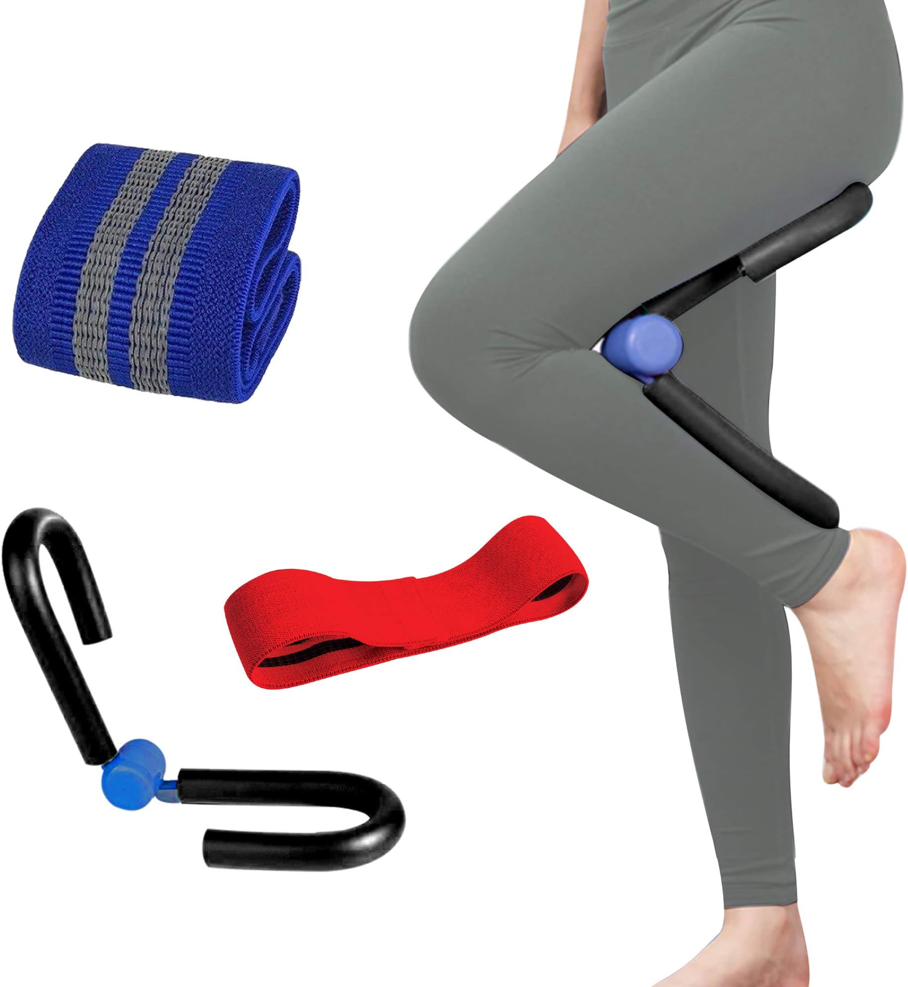 Resistance Bands Thigh Master Muscle Fitness Equipment Arm Waist Workout Machine at Home GYM Beach Parks Yoga Sports - Tone Hips Thigh Arm - Reduce Burn Fat Build Strength Multi-function Exercise