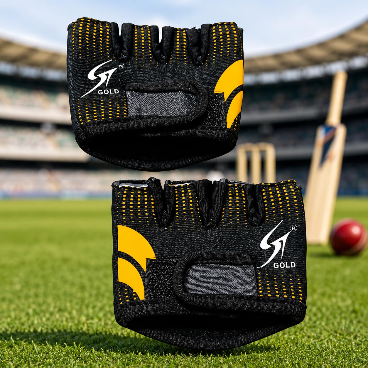 Printed Design Finger Cut Fielding/Catching Cricket Gloves – Durable Lycra Leather, Comfort Fit, Lightweight for All Levels – Perfect for Batting, Fielding, Training, Catching & Wicket-Keeping-image-27