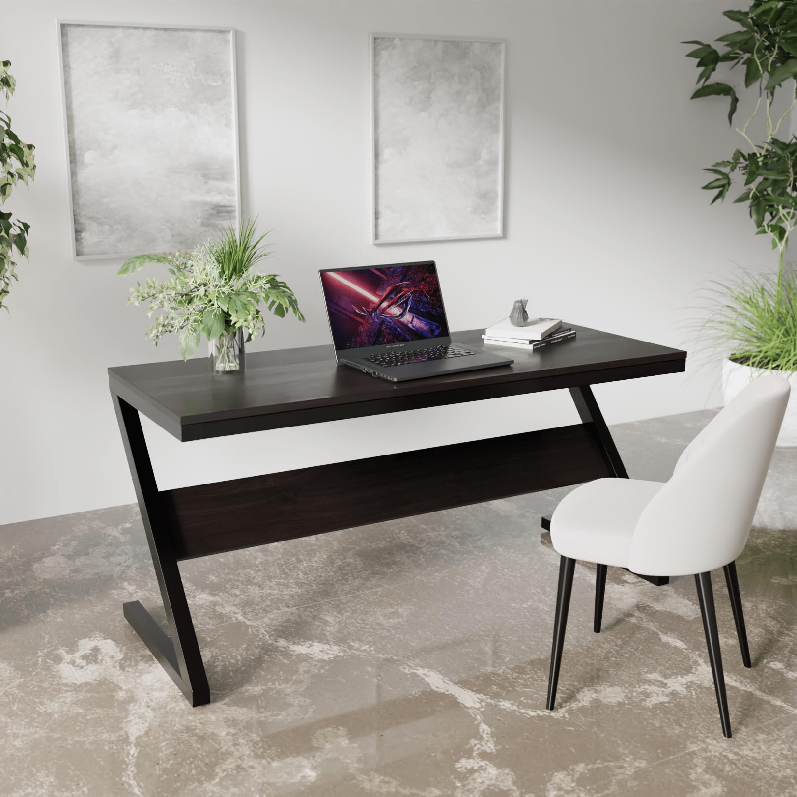 Riyan Luxiwood® Z Type Study Table in Engineering Wood (1 Years Warranty), Home & Office, Sturdy Structure, Easy Assemble, Space Saver & Easy Cleaning (Color-Brown) (Size-15X6X75CM) (B0C9QJ8X31) Amazon Price History, Amazon Price Tracker