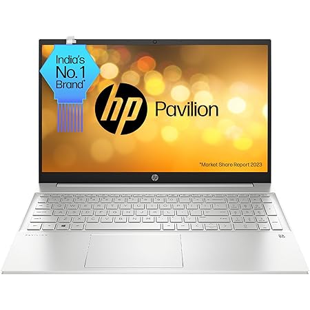 HP Pavilion 15, AMD Ryzen 5 5625U, 15.6-inch (39.6 cm), FHD, 16GB DDR4, 512GB SSD, AMD Radeon Graphics, FPR, Backlit KB, Audio by B&O, Thin & Light (Win 11, MSO 2021, Silver, 1.75 kg), eh2024AU