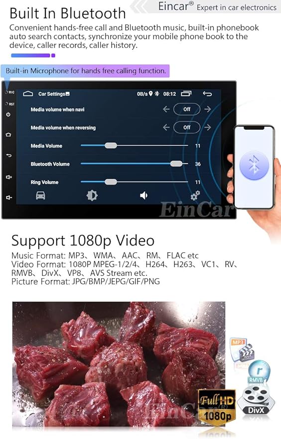 Amazon ダブルディンandroid 10 0ナビbluetooth カーステレオ車2ディンカーマルチメディアラジオgpsナビゲーション 2din タッチスクリーンダッシュボードfm Radio ビデオプレーヤーautoradio Stereo With Wifi Usb Mirrorlink 1080p バックカメラ オーディオ一体型