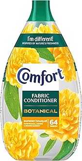 Botanical Summer Bouquet Fabric Conditioner softener with CrystalFresh transparent formula blooms in freshness, inspired by nature 960 ml (64 washes)