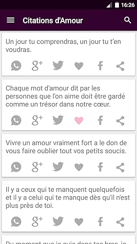 Citations d'Amour