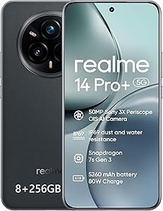 Realme 14 Pro+ 5G Sony periscopio Snapdragon 7s