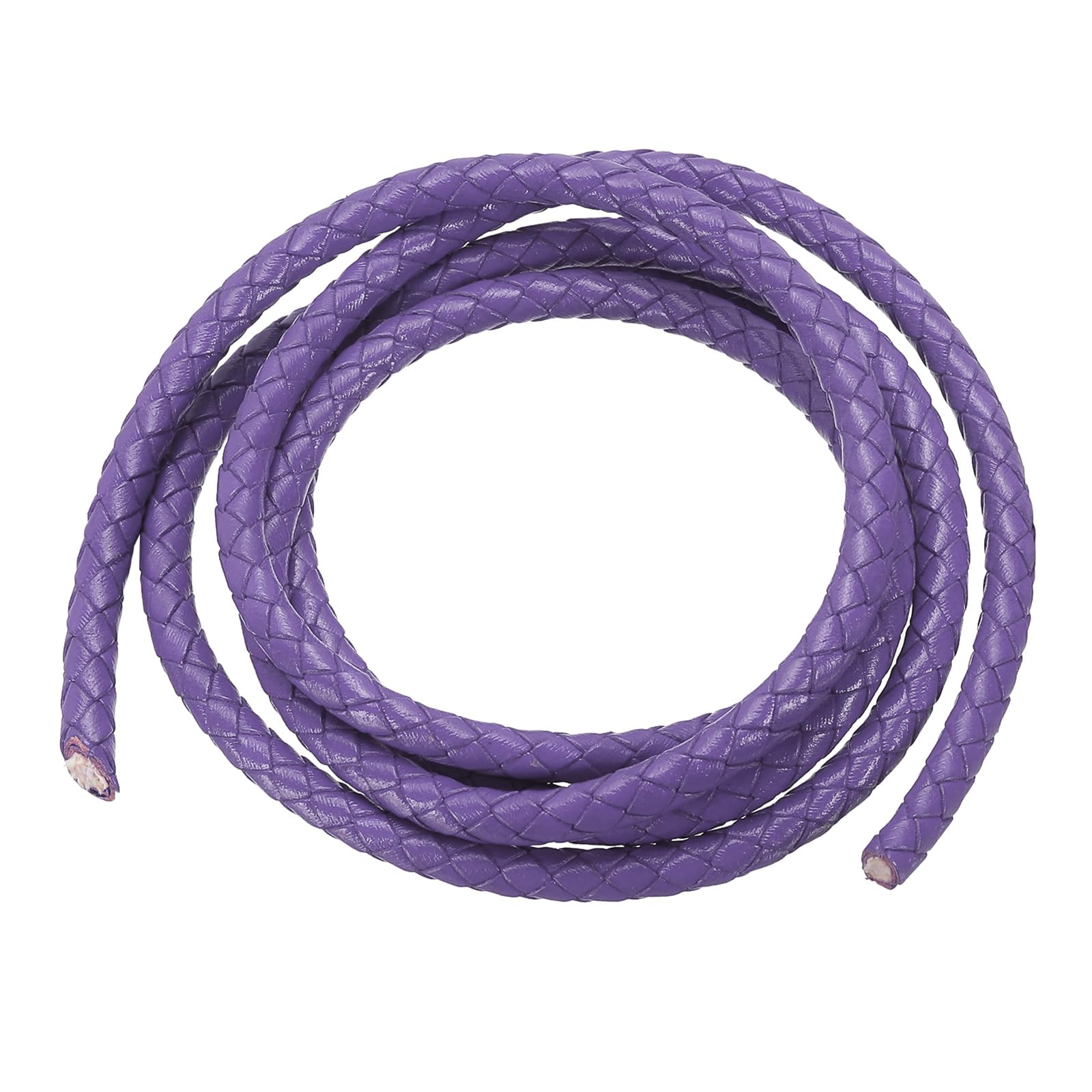 PATIKIL Round Braided Leather Cord