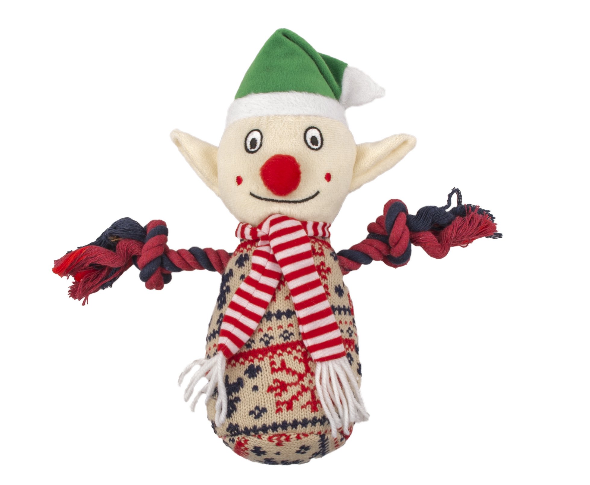 Pet Brands Christmas Elf Dog Toy