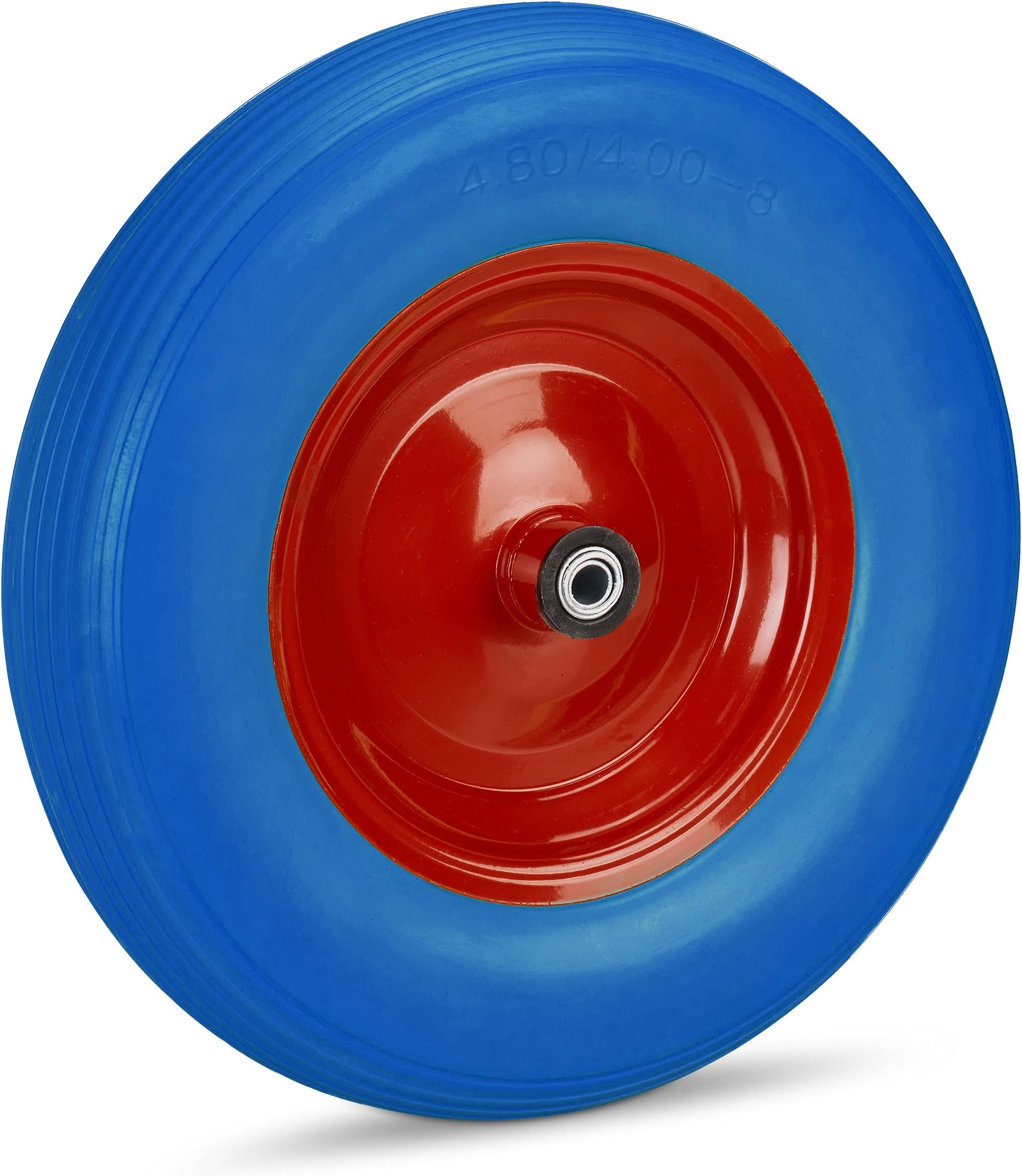 Relaxdays Roue de brouette 4.80 4.00-8, Lot de 4, Roue Caoutchouc, Roue de Secours, Jante, pneus Diable 100 kg Charge, Noir Relaxdays Roue de brouette 4.80 4.00-8, Lot de 4, Roue Caoutchouc, Roue de Secours, Jante, pneus Diable 100 kg Charge, Noir