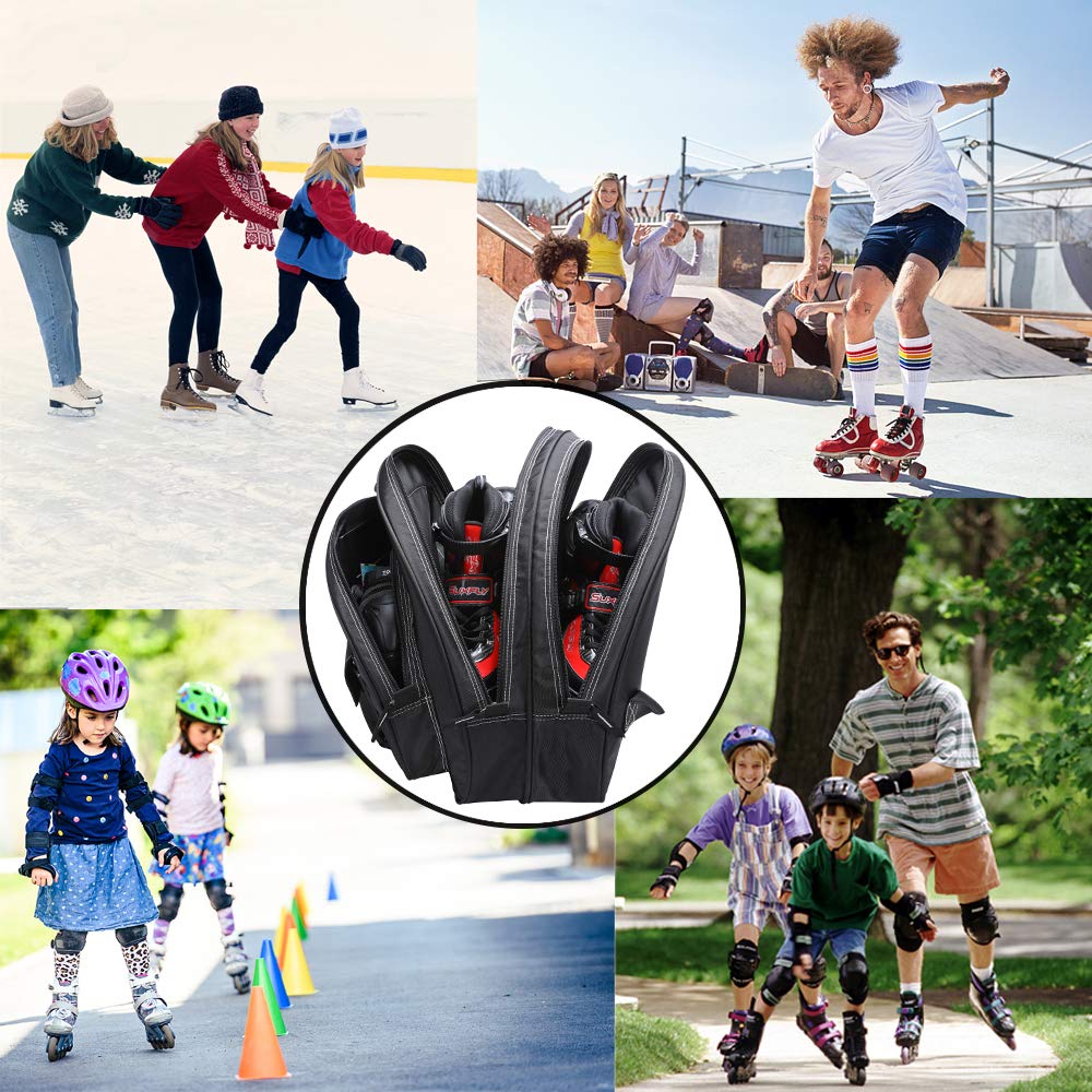 Torba na rolki, torba na łyżwy, torba na rolki, rozmiar 28-45 (EU) torba na buty narciarskie