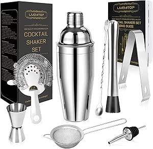 Kit Boston Boston - Set Shaker Per Cocktail Da Barista Con Shaker Martini Ponderato In Acciaio Inox Da 510 371331 - Foto 10