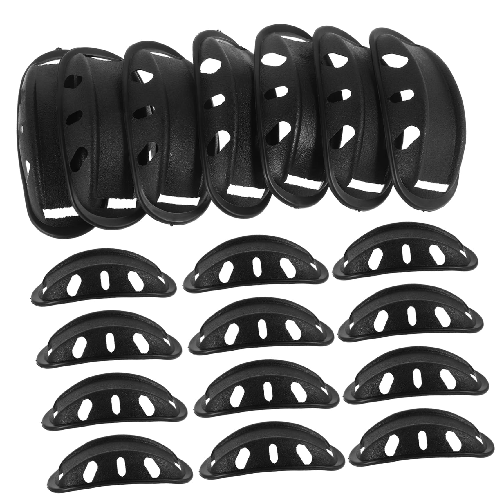 PartyKindom 4sets Helmet Chin Pad Chin Cup Football Pad Protector Hard Hat Straps 20pcs*4