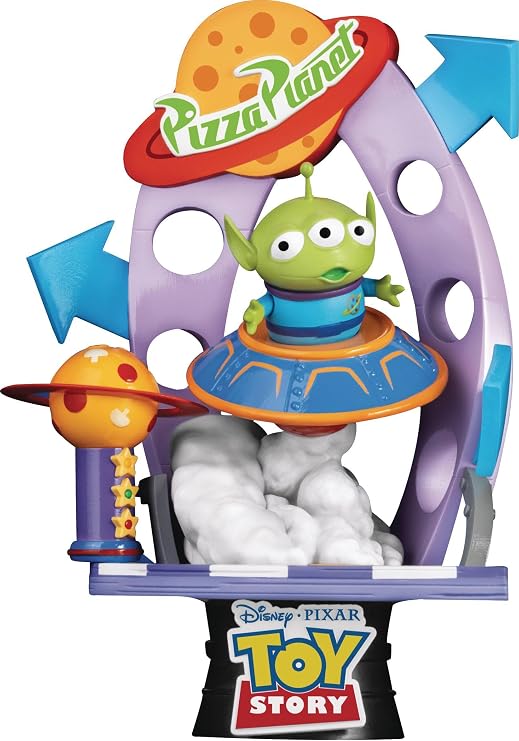 Beast Kingdom Toy Story: Alien Racing Car DS-109 D-Stage 6-Inch Statue, Multicolor