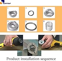 Vista 5 de 429634-00 Kit de embrague compatible con herramientas inalámbricas para paneles de yeso Dewalt DW255, DW276, DW251, DW274, DW274-220, 2121 Tipo 100