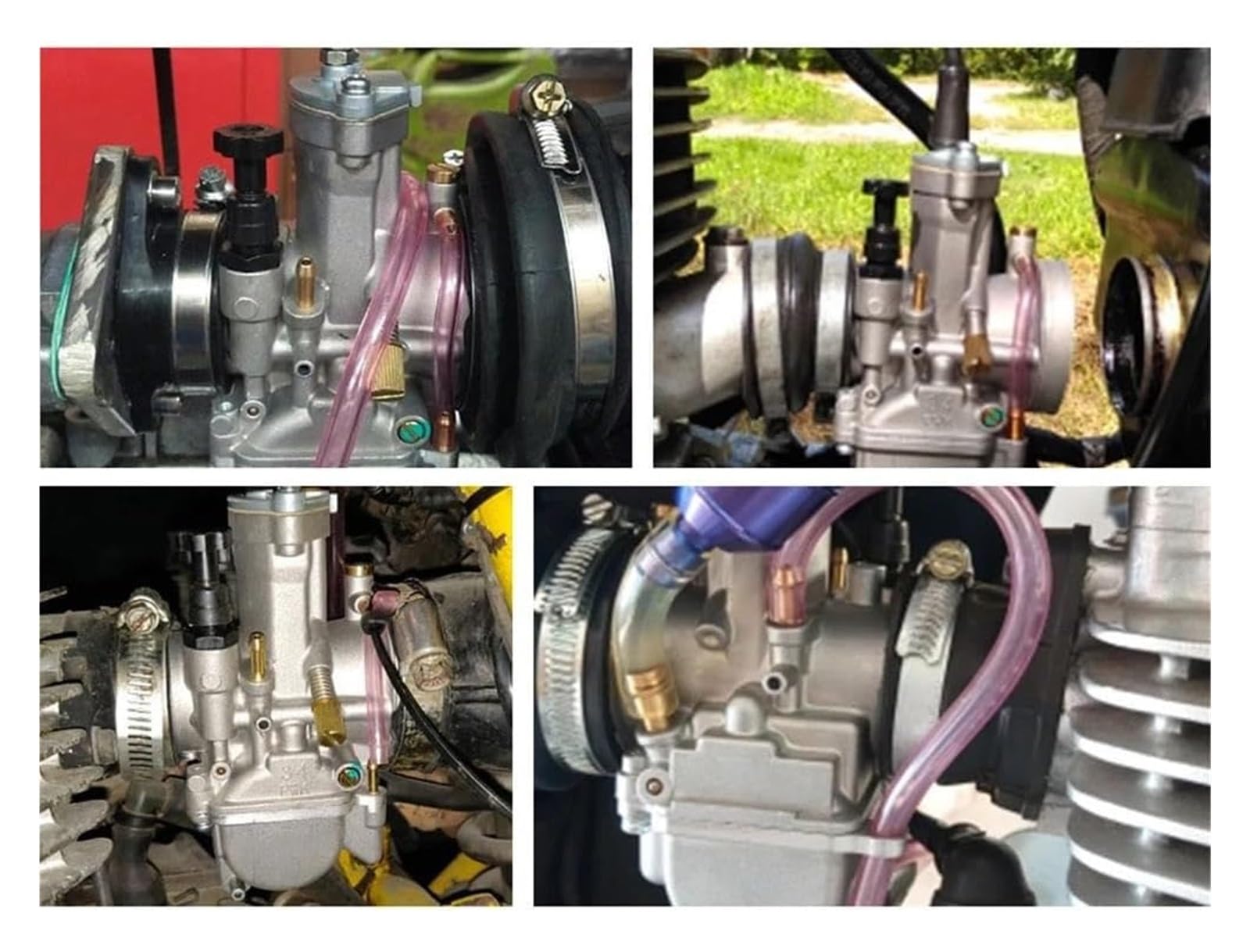 Kits réparation carburateur Moto pour Compétition Moteur Carburateur 34 Mm 2T 4T Moto PWK 21 24 26 28 30 32 avec Gicleur Puissance(21mm)