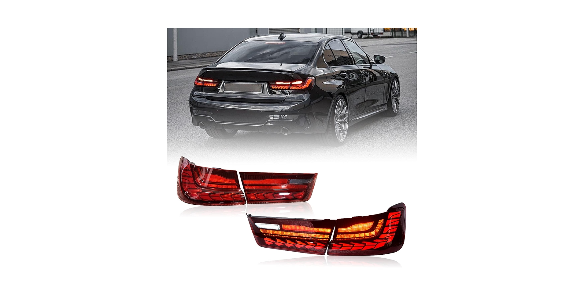 Amazon.com: HCmotion LED Tail Lights For 2019-2021 BMW 3
