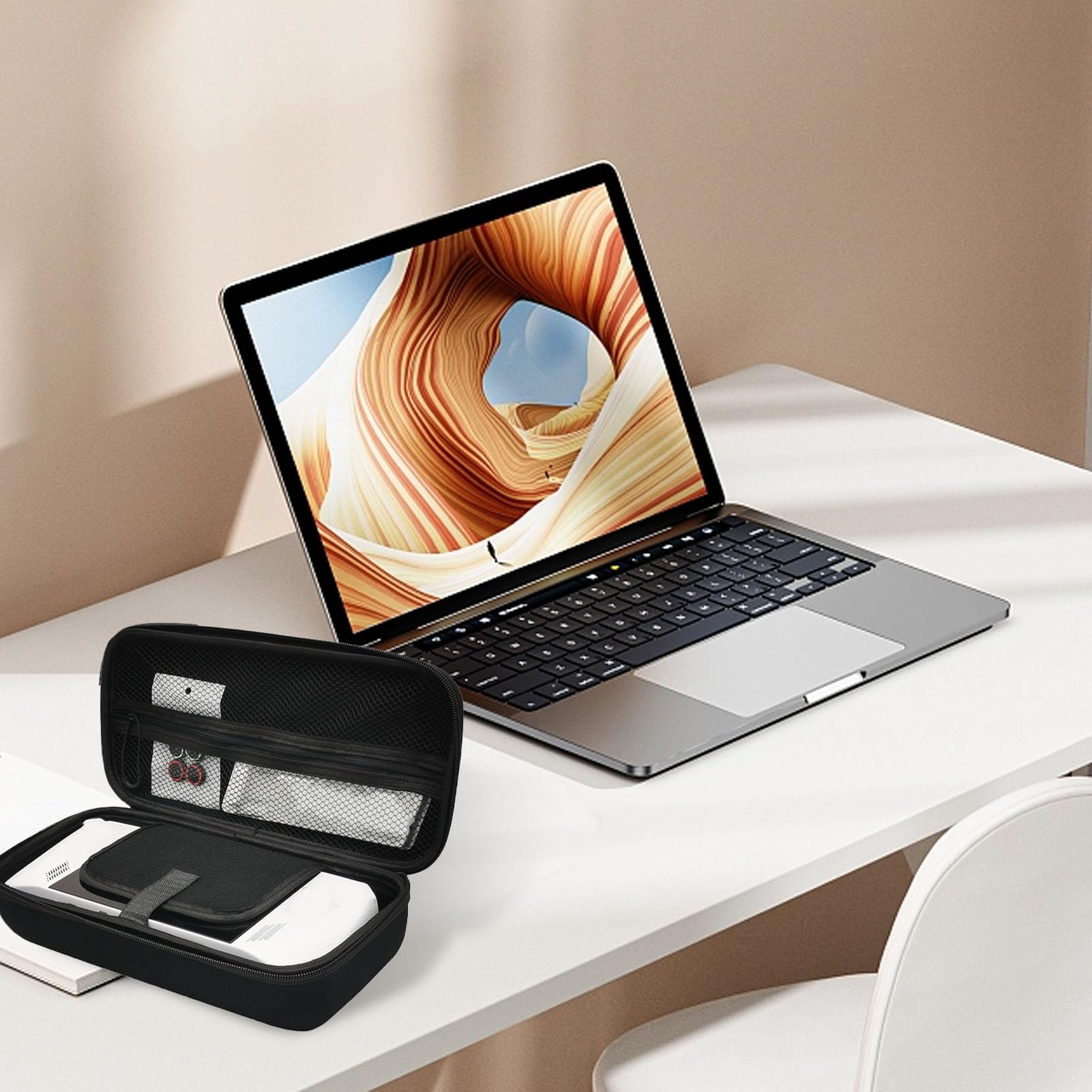 Acouto Custodia da Trasporto per Console Portatile Custodia Rigida Antiurto Impermeabile Protettiva da Viaggio in EVA per Console per Guscio Robusto ROG ALLY Resistente Agli Urti ALLY HARD Ispessita e