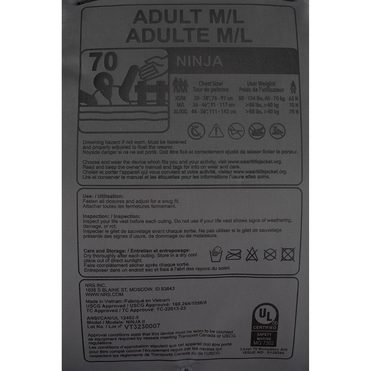 NRS Ninja PFD