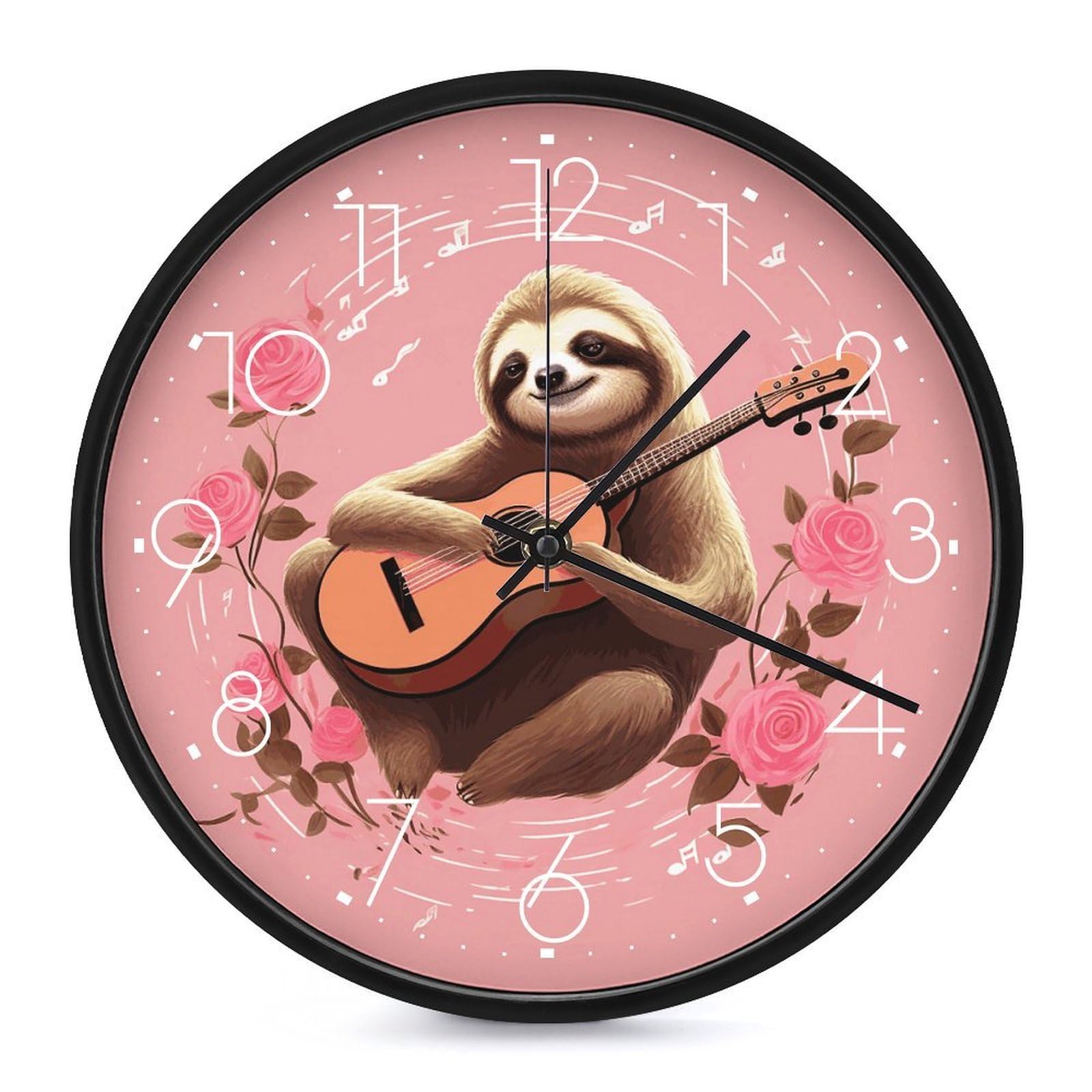 Horloge murale décorative silencieuse paresseuse pour retrouver le calme chez soi