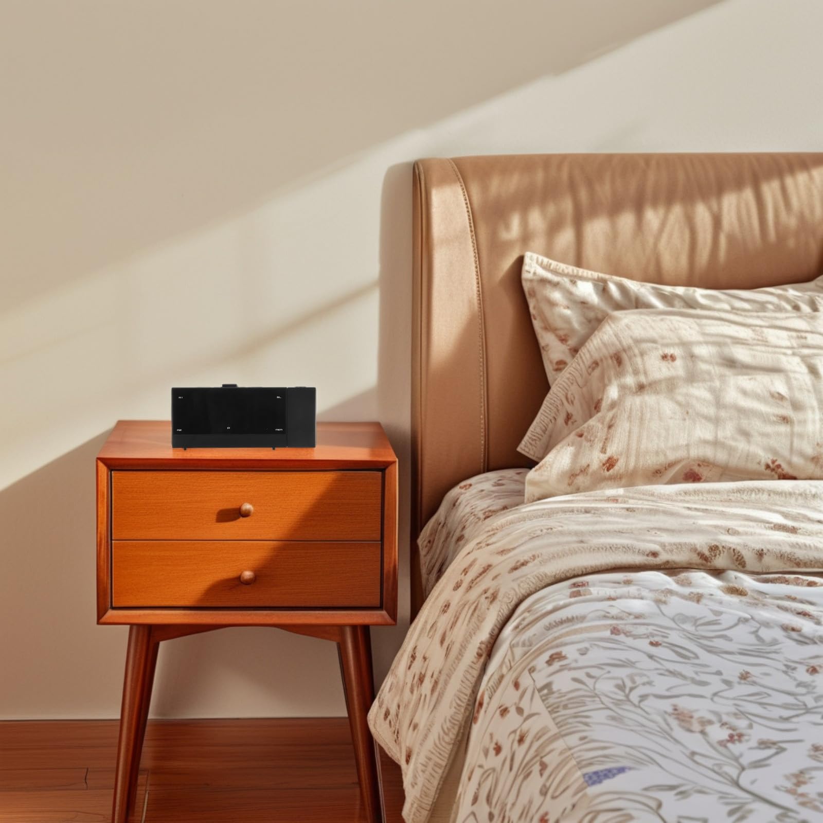Reloj Despertador Digital LED con Proyección Ajustable para Dormitorio