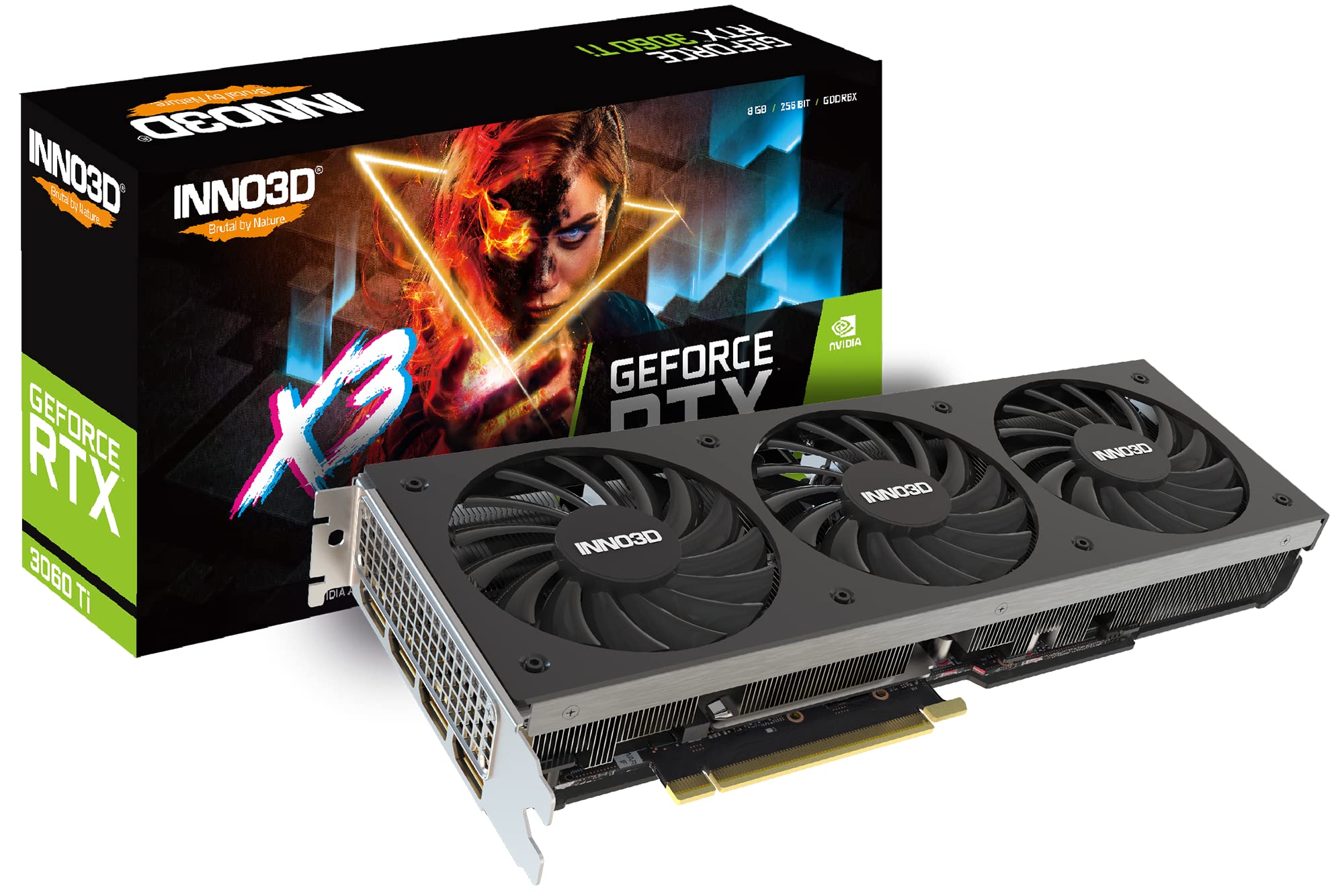 INNO3D GeForce RTX 3060 Ti X3 OC NVIDIA 8 Go GDDR6X : Amazon.co.uk