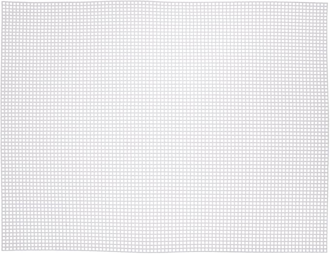 Hobby Lobby White 7Mesh Plastic Canvas Sheet 10 1/2" x