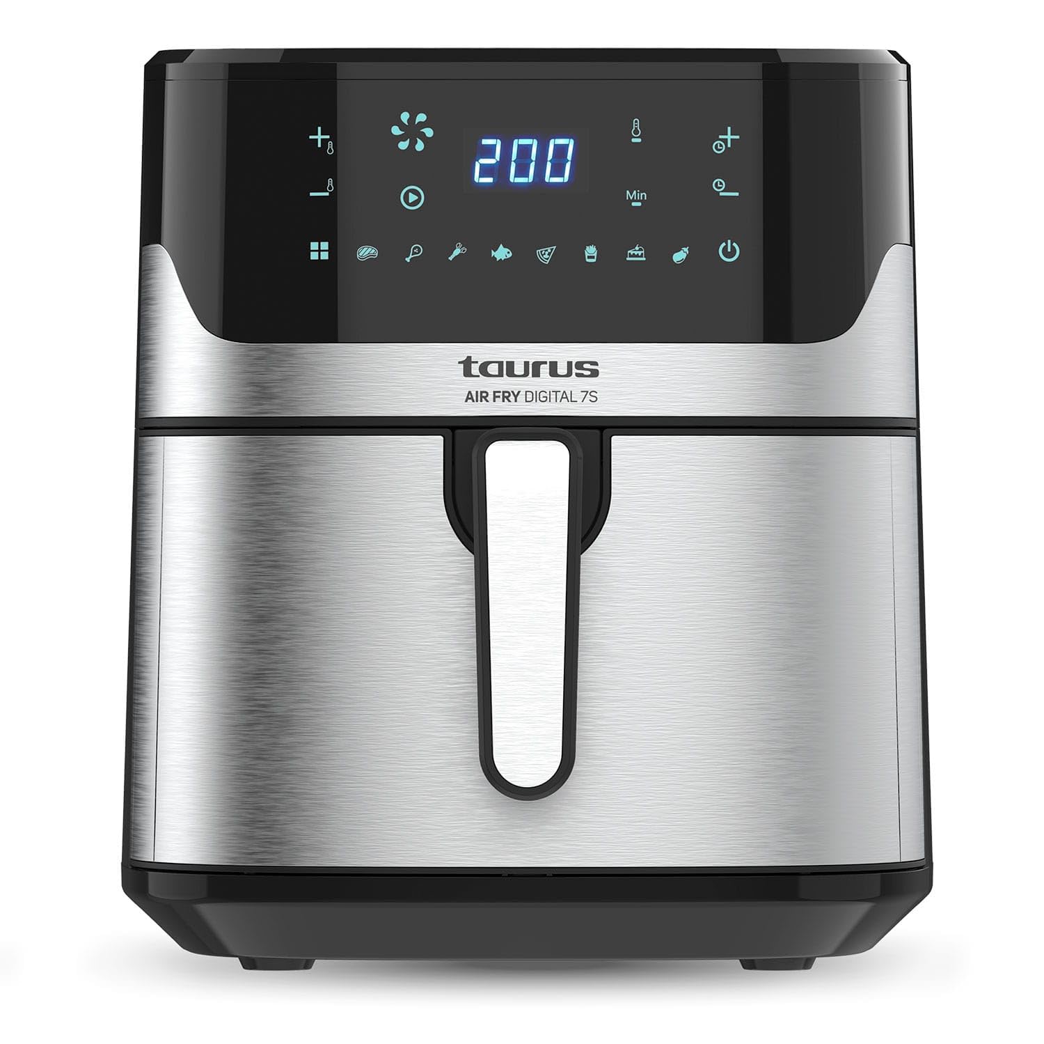 Taurus Freidora de Aire 6,​5L AF1600XD 1500W 973983000 Inox, DIGITAL 7S