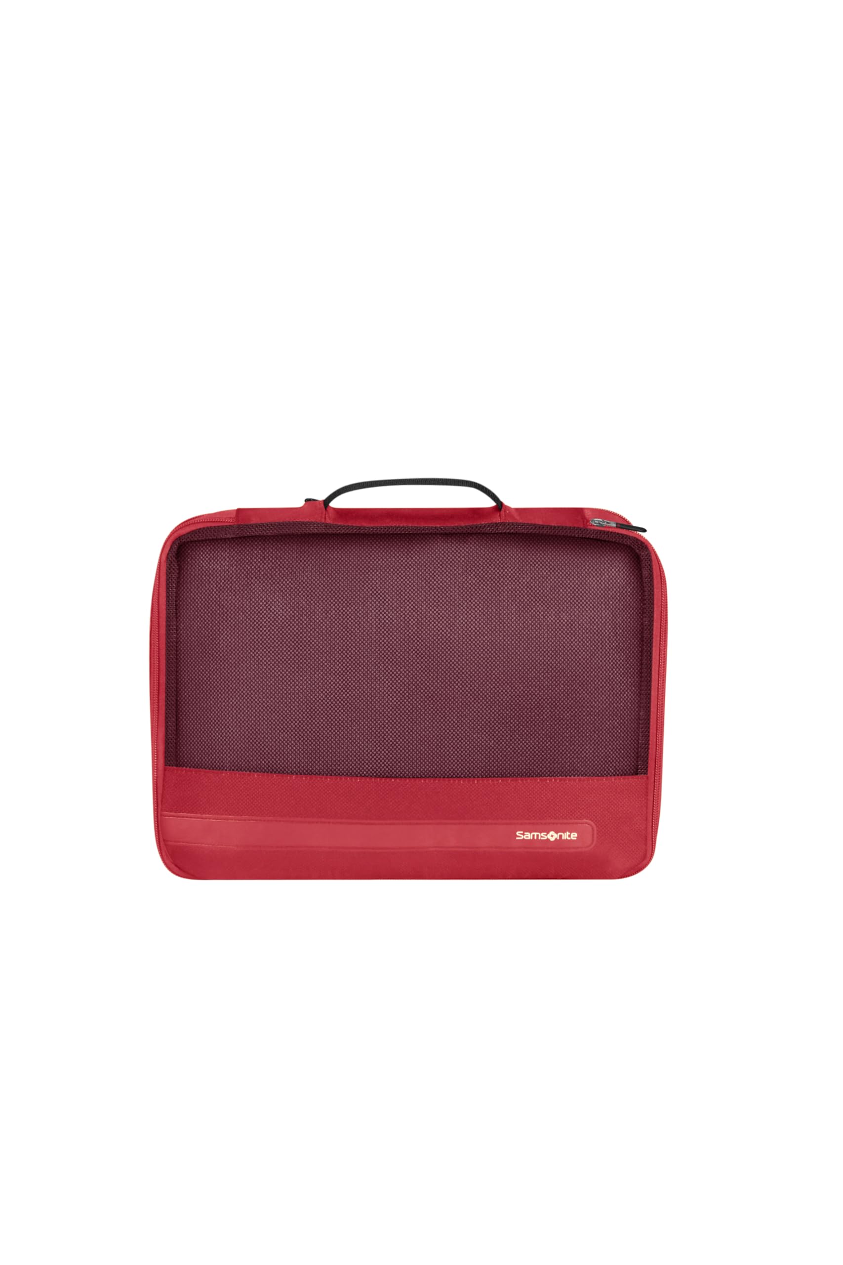 Samsonite TA Revolution - Zestaw Organizerów 3 Częściowy, Wysokiej Jakości Organizer Podróżny, Kostki Pakowe na Wakacje, Organizer do Walizki i Plecaka, Czerwony
