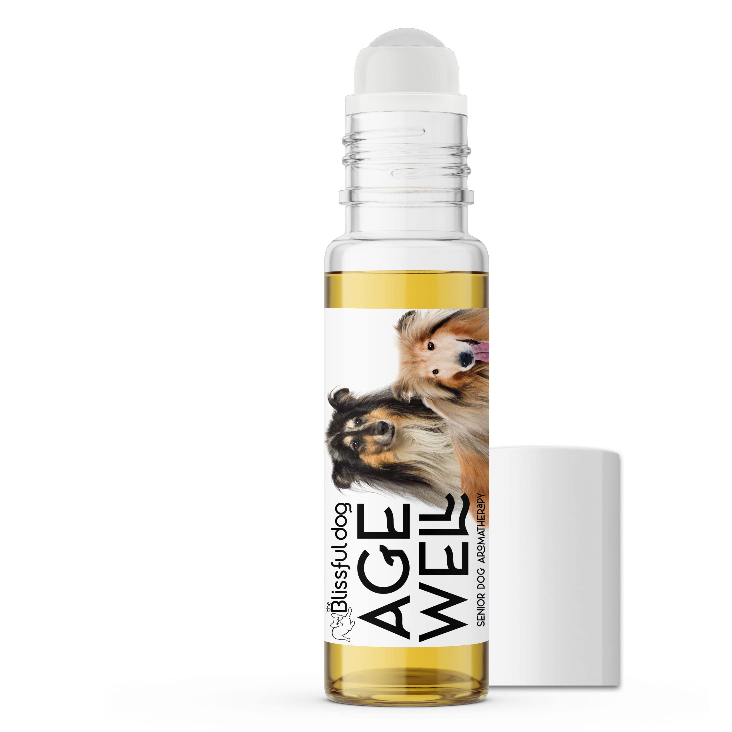 The Blissful Dog Collie Age Well Dog Aromatherapy Roll-On Bottle for Your Dog's Peaceful Ageing