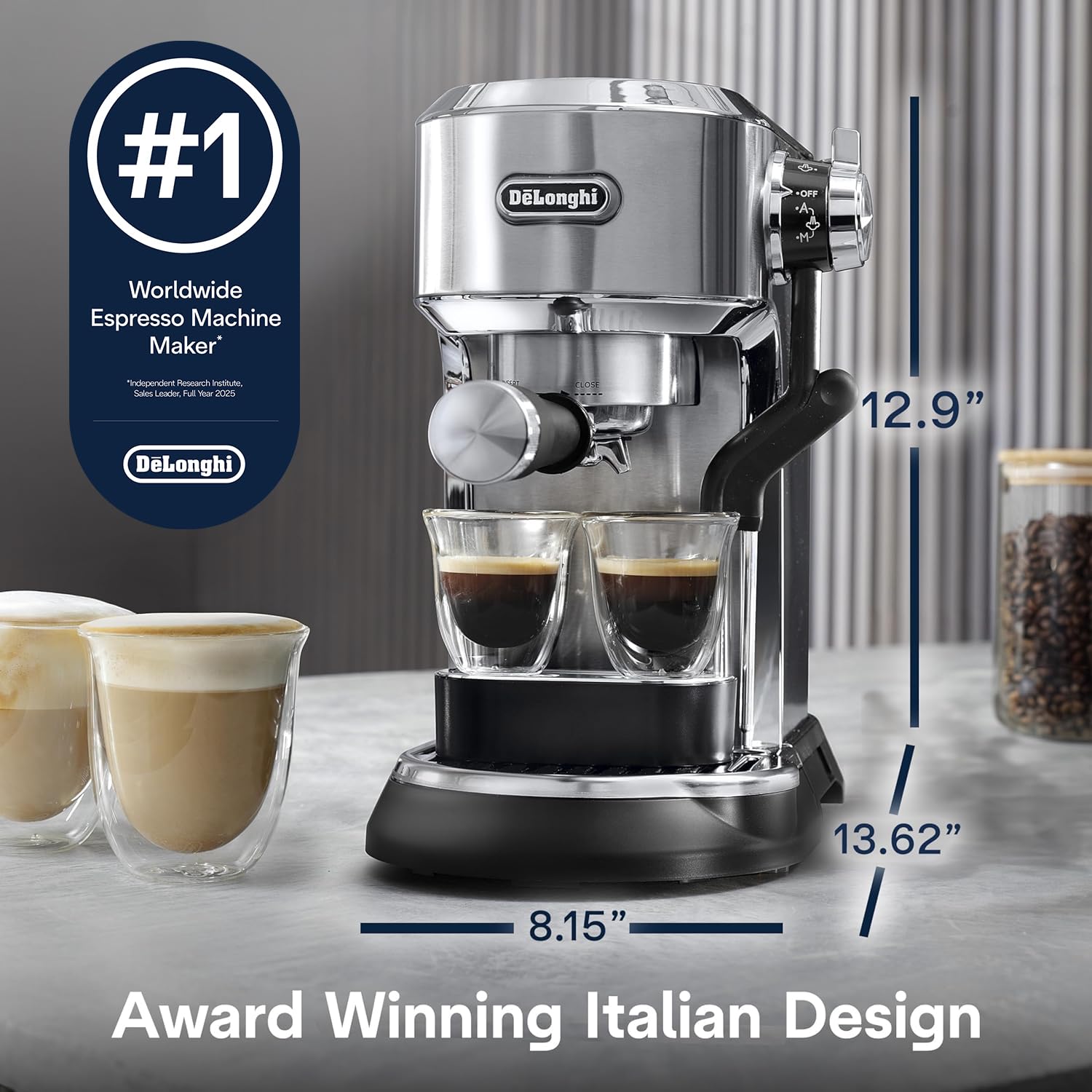 Amazon | De'Longhi EC950M Dedica Maestro Plus Espresso Machine