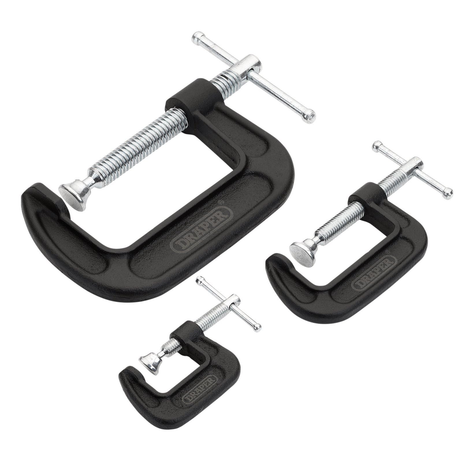 Draper Heavy Duty G-Clamp Set (3 Piece) - 18989