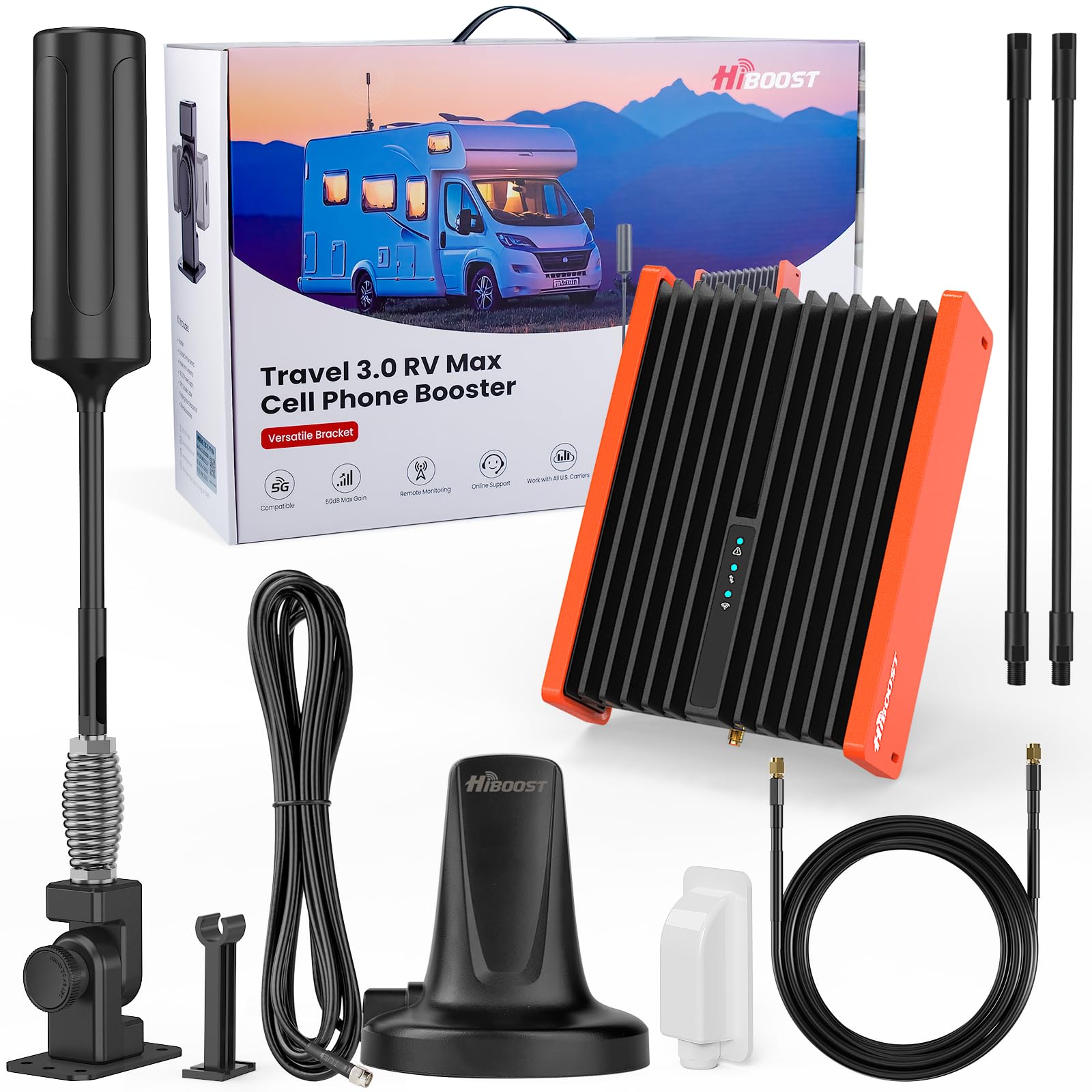 4g Lte Verizon Cell Phone Signal Booster For Car Vehicle Cell