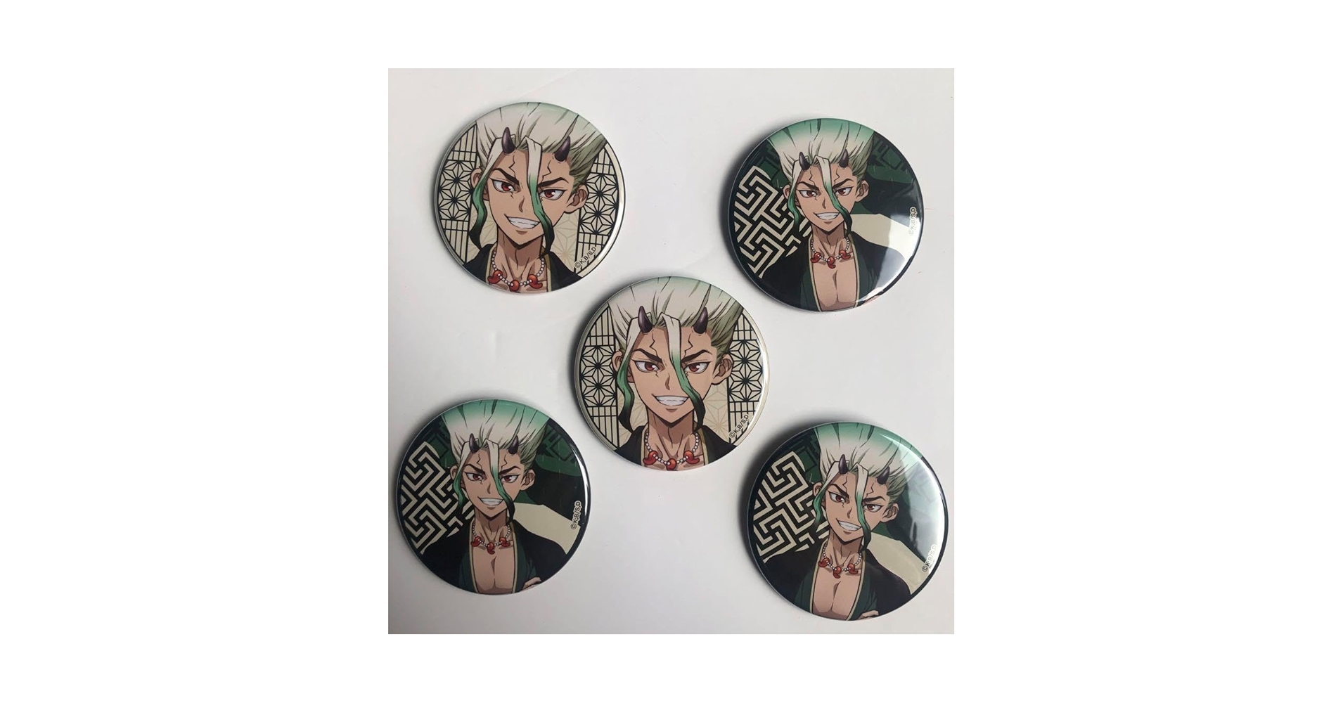 Dr.stone ドクスト　缶バッジ　百鬼夜行　石神千空　17点 Dr.stone ドクスト 缶バッジ 百鬼夜行 石神千空 17点 Dr.stone