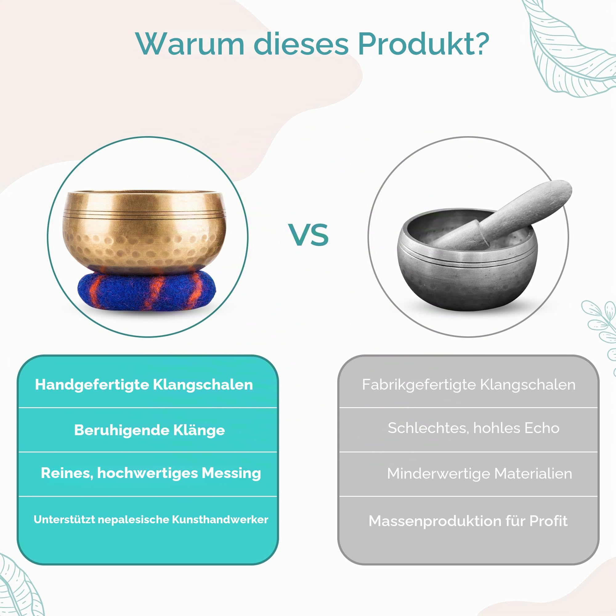 Ohm Store - Tibetanische Meditation und Yoga - Klangschalen-Set