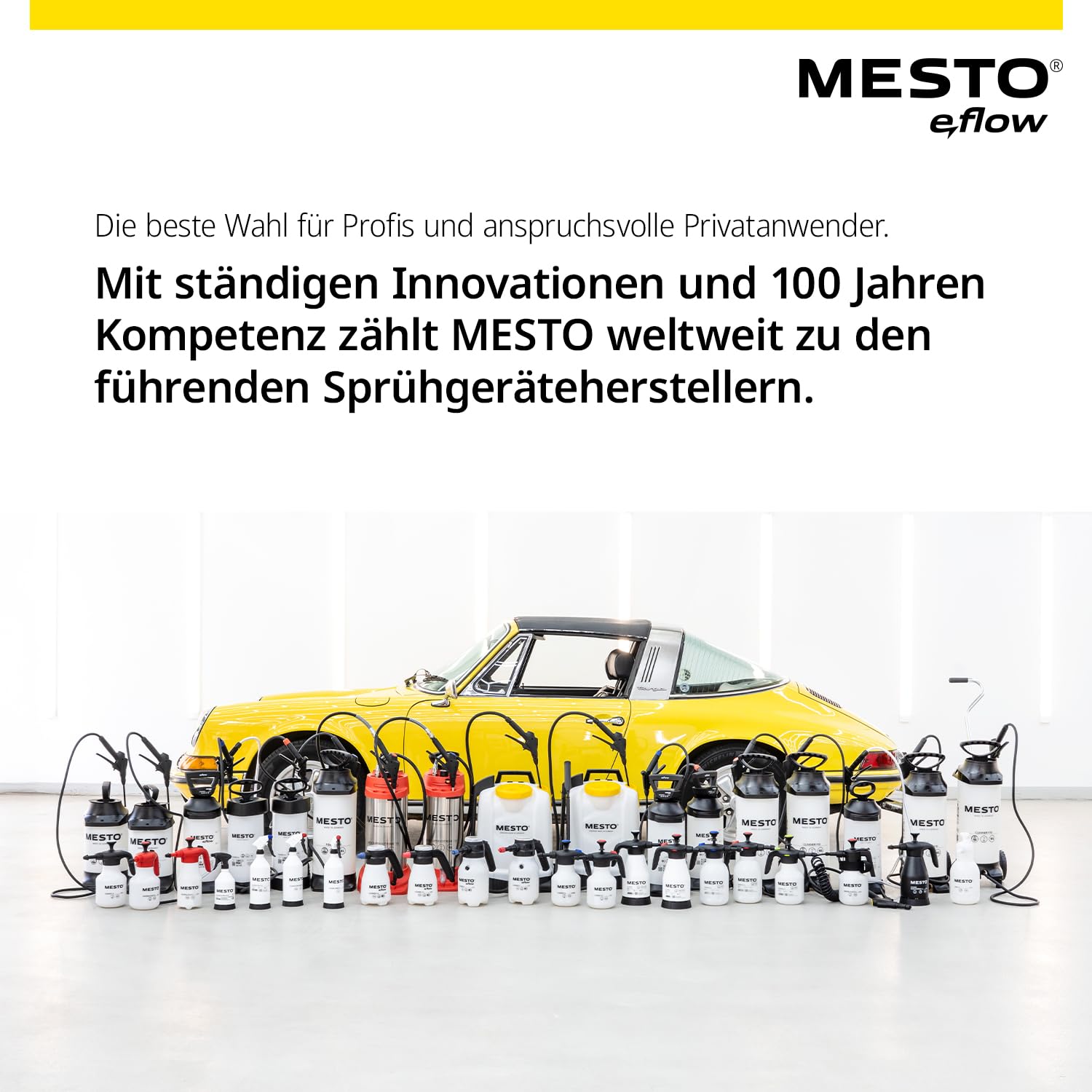 MESTO e.FOAMER F2 Akku-Schaumsprüher 2 L | Elektrischer Schaumsprüher für Auto & Reinigung | Foam Sprayer 1,5 Bar | Schaum Sprühflasche für leicht saure Flüssigkeiten | inkl. USB-C Kabel