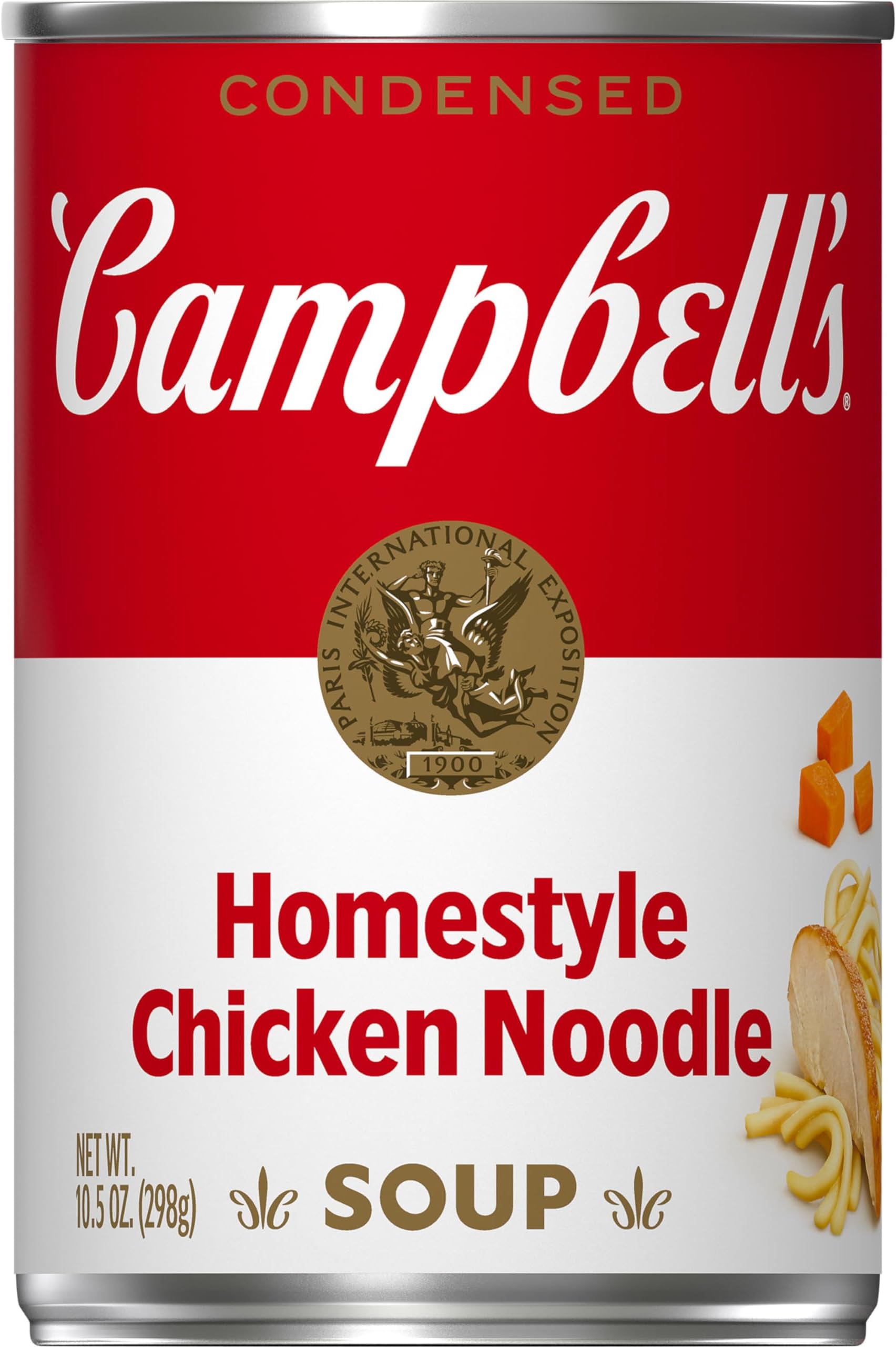 Campbell's Condensed Homestyle Chicken Noodle Soup, 10.5 Ounce Can