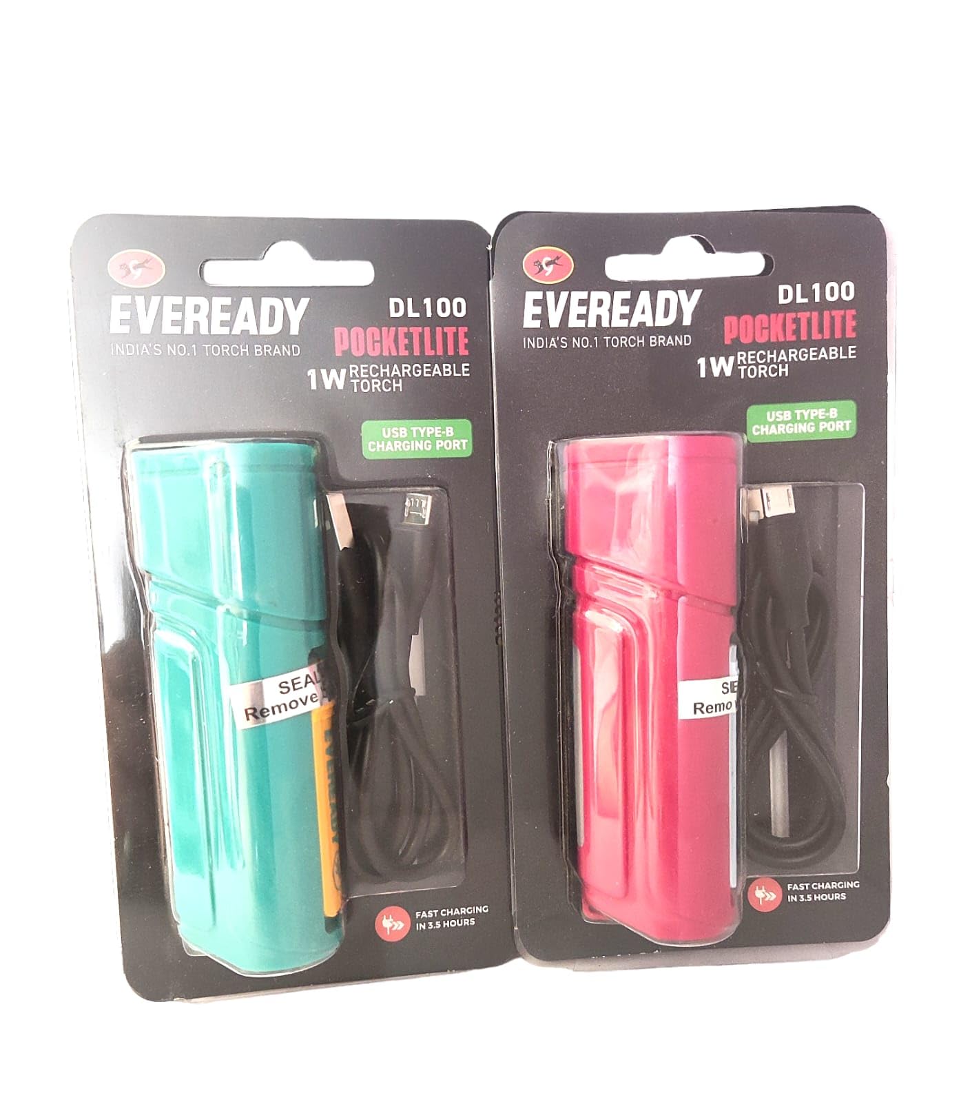 Eeready DL100 POCKETLITE 1W Rechargeable TorchPack of Two (Colour May Vary) (B0CZH5TKMH) Amazon Price History, Amazon Price Tracker