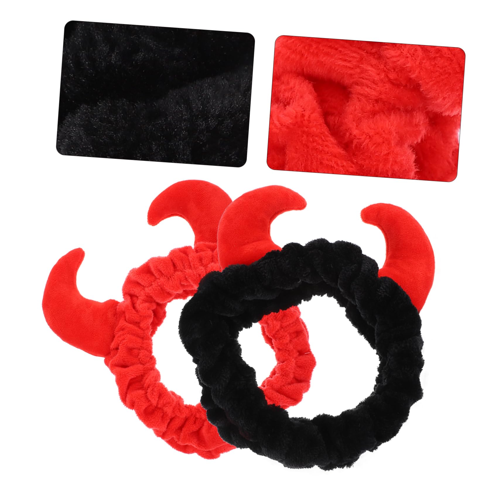 iplusmile 2 pezzi Fascia Makeup Peluche Fascia per Spa e Skincare Assorbente e per
