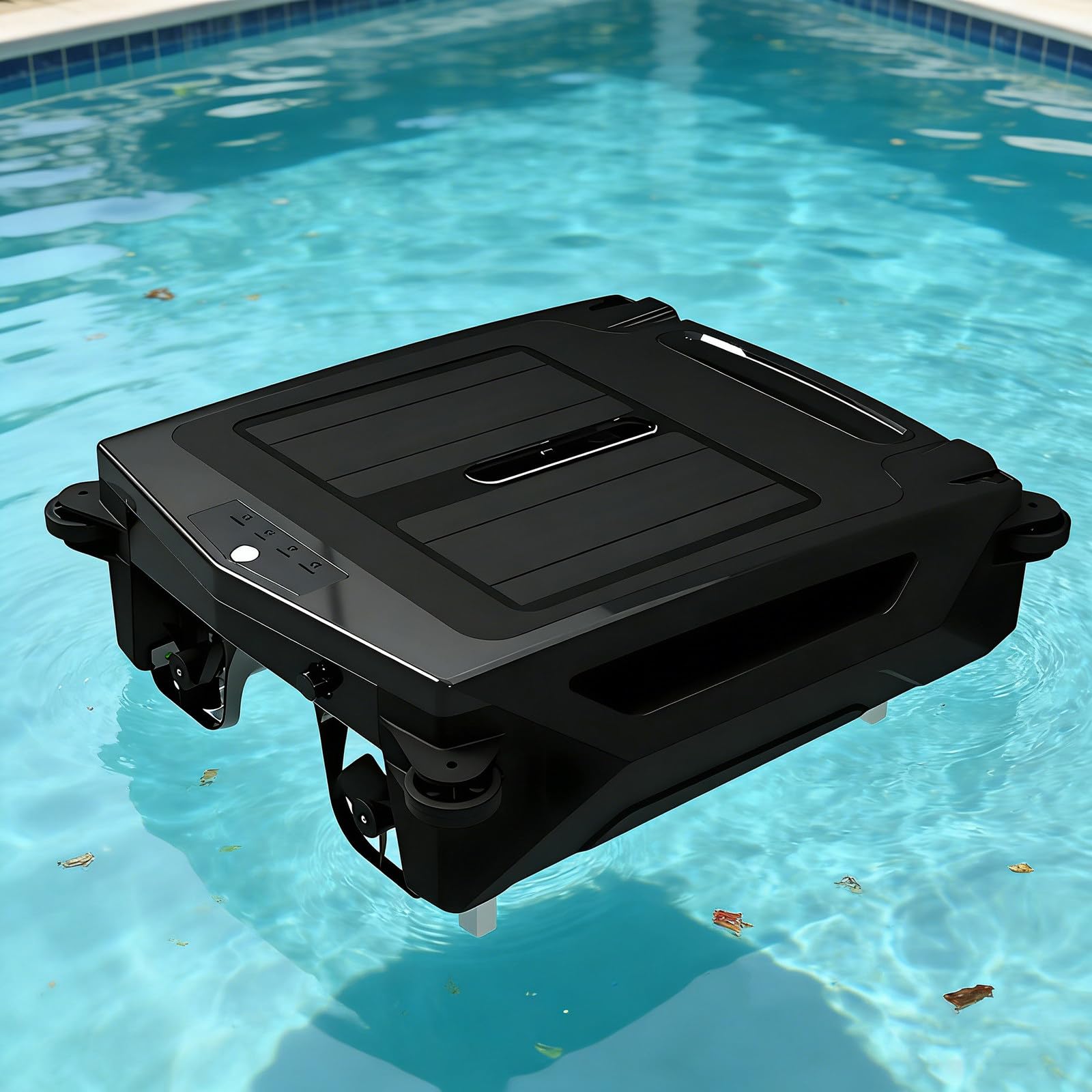 Écumoire solaire autonome pour savourer une piscine hors sol toujours propre et nette