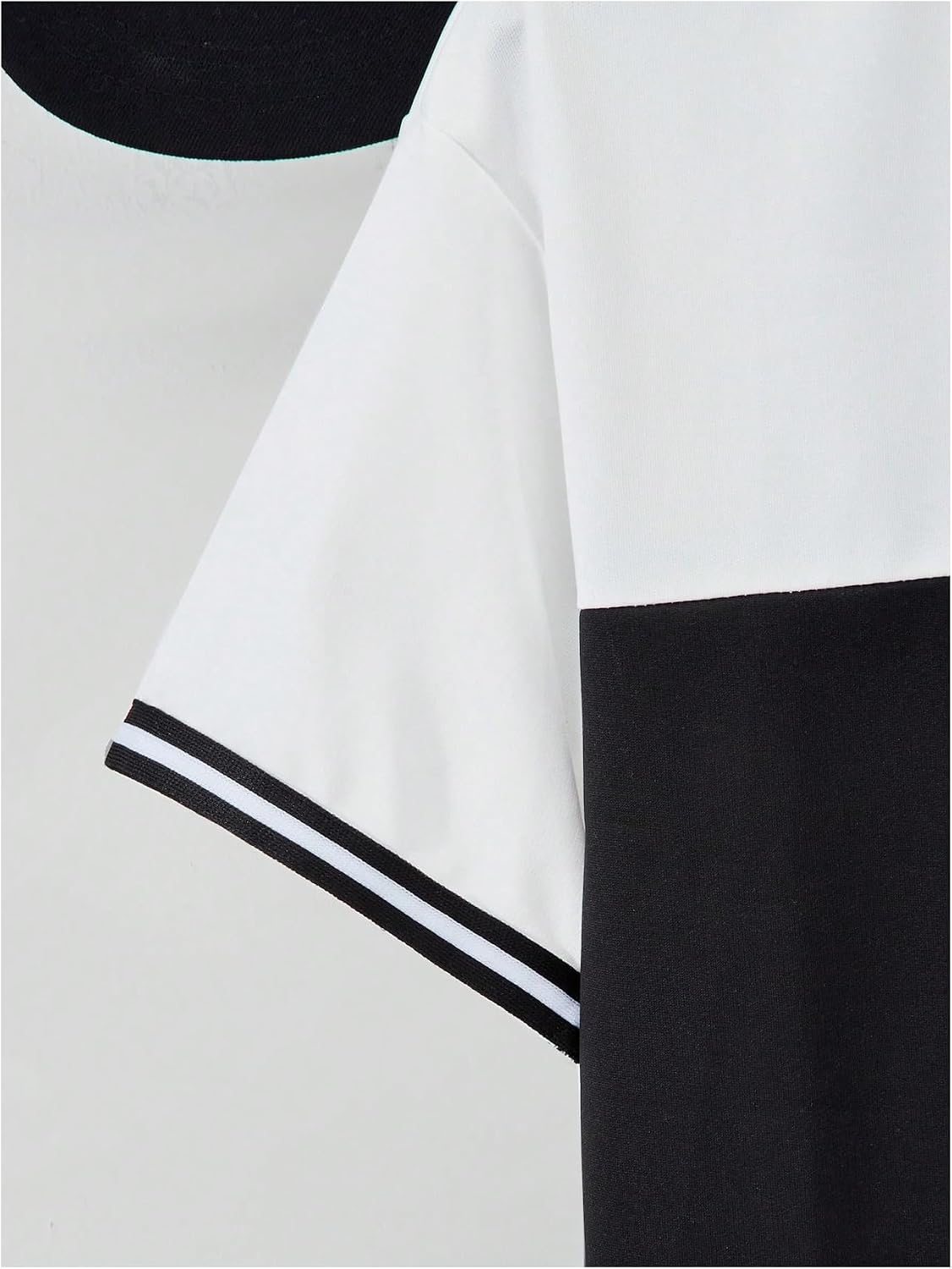 VIPWOLF Boy's 2 Piece Outfits Color Block Short Sleeve T Shirts & Graphic Jogger Pants Tracksuits