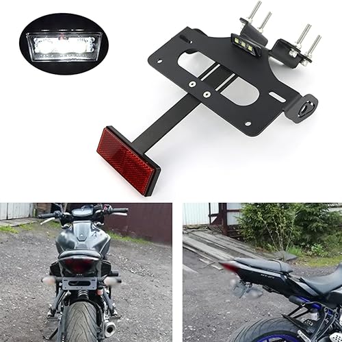 Miniatura 2 de Soporte protector de matrícula para motocicleta con eliminador de guardabarros trasero ligero para Yamaha MT-07 FZ-07 MT07 FZ07 FZ07 2014-2017 2018