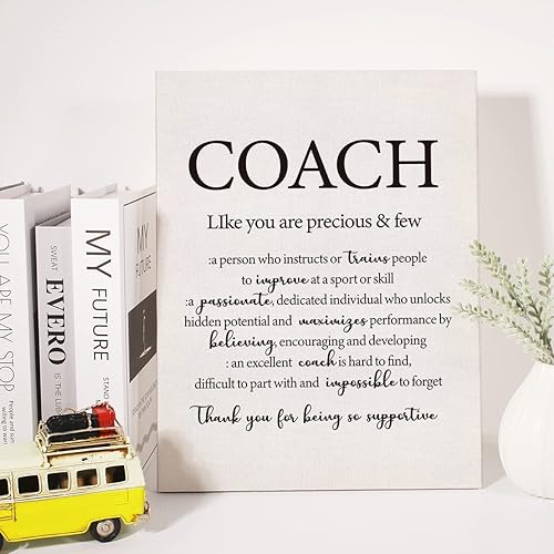 Miniatura 3 de Lienzo inspirador para pared, lienzo de agradecimiento al entrenador, pintura de agradecimiento para el entrenador, decoración de pared en casa,
