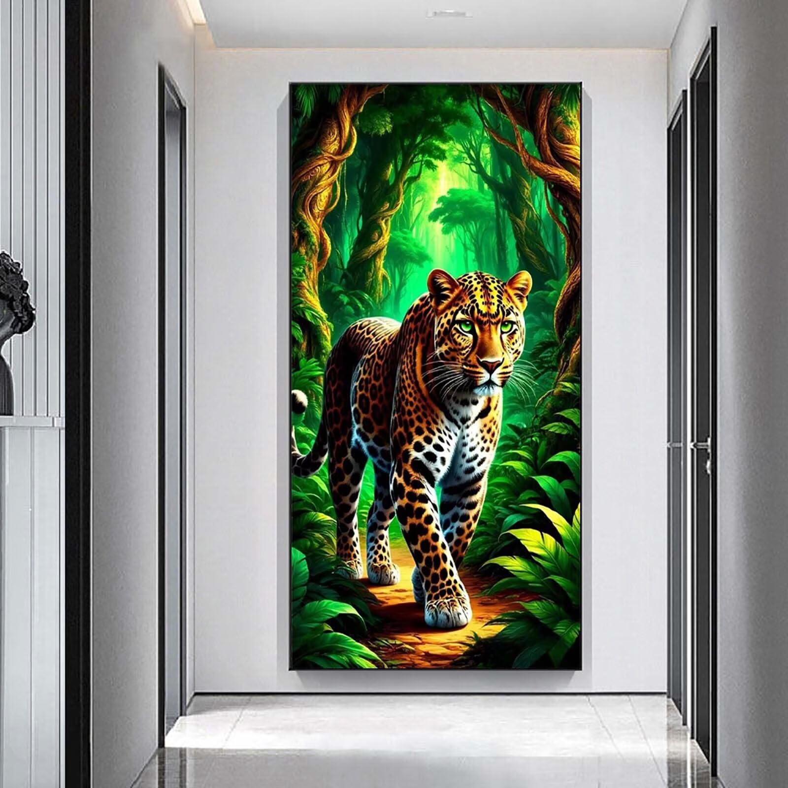 Diamentowe malowanie leśne, DIY diamentowe malowanie dorośli 60x120cm n5w