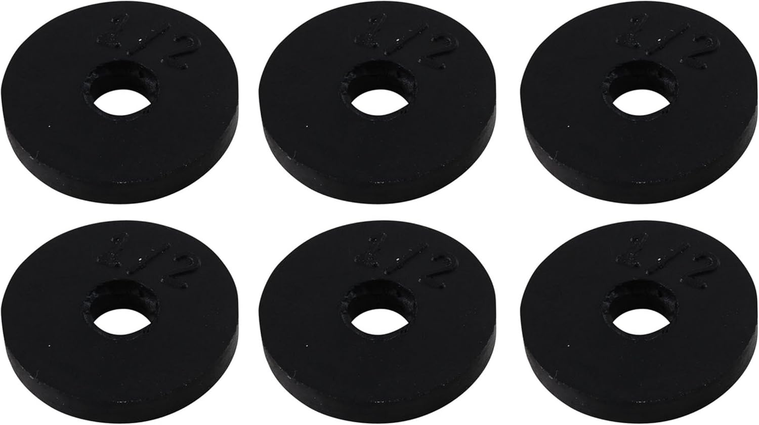 LDR 500 5107 1/2R 3/4Inch Flat Bibb Faucet Washer, 6 Piece Set