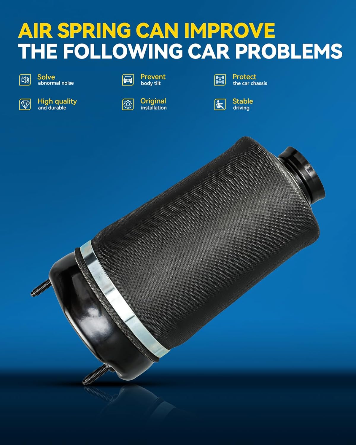 PHILTOP Front Complete Struts Shocks Assembly Air Spring Bags A2575 For 2005-2012 Mercedes-Benz ML350 2007-2013 GL450 2008-2013 Mercedes-Benz GL550 2010-2013 GL350 2007-2009 Mercedes-Benz ML320