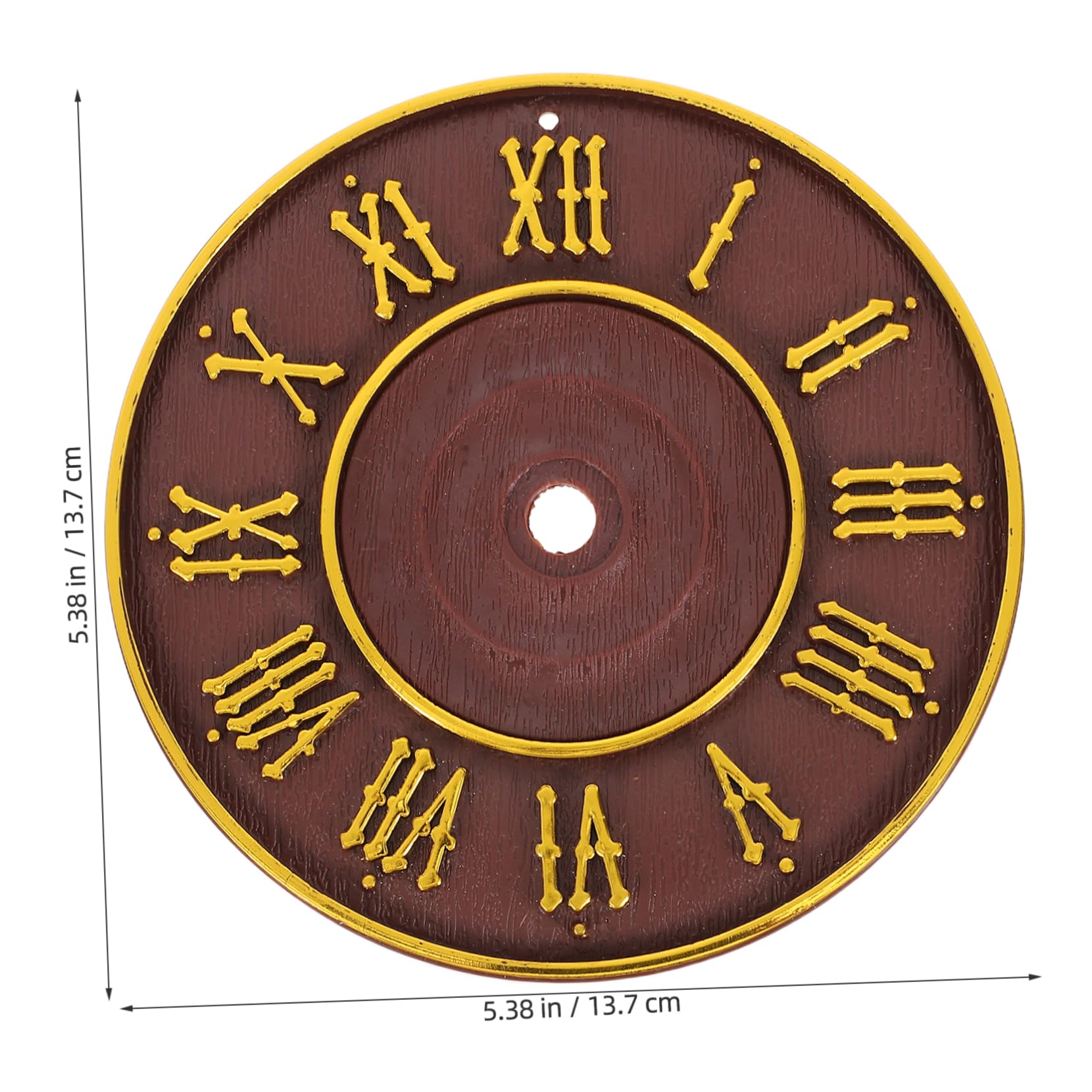 GLEAVI Vintage Clock with Roman Numerals Accurate Display Decorative Wall Clock for Living Room Bedroom and Office Decor Antique Design with Movement