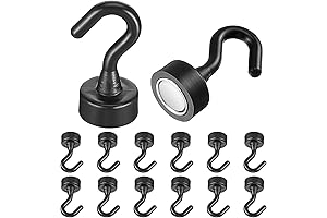 12 Pack Mini Magnetic Hooks Heavy Duty for Cruise Cabin
