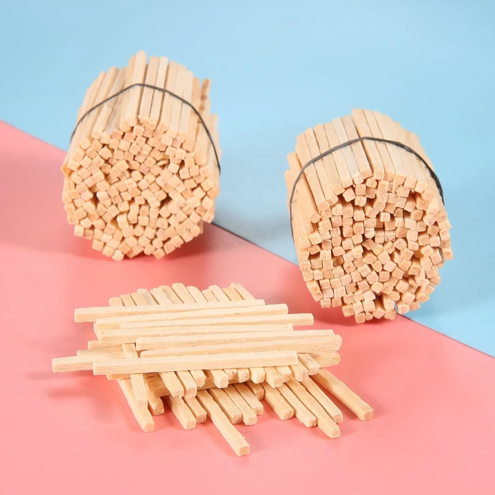 ręcznie wykonane kije， Drewniane patyczki, zapałki, naturalne puzzle, majsterkowanie, matematyka, nauczanie, edukacja, narzędzia do nauki(500pcs)