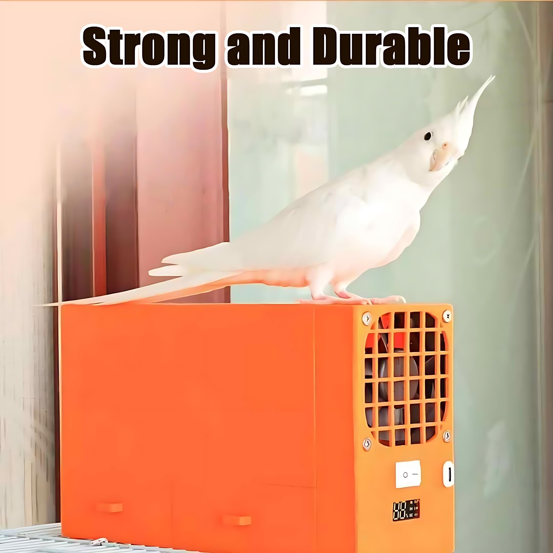 Elektryczna maszyna do rozdmuchiwania ziaren z cyfrowym wskaźnikiem, dmuchawa do karmy dla ptaków z portem zasilania typu C