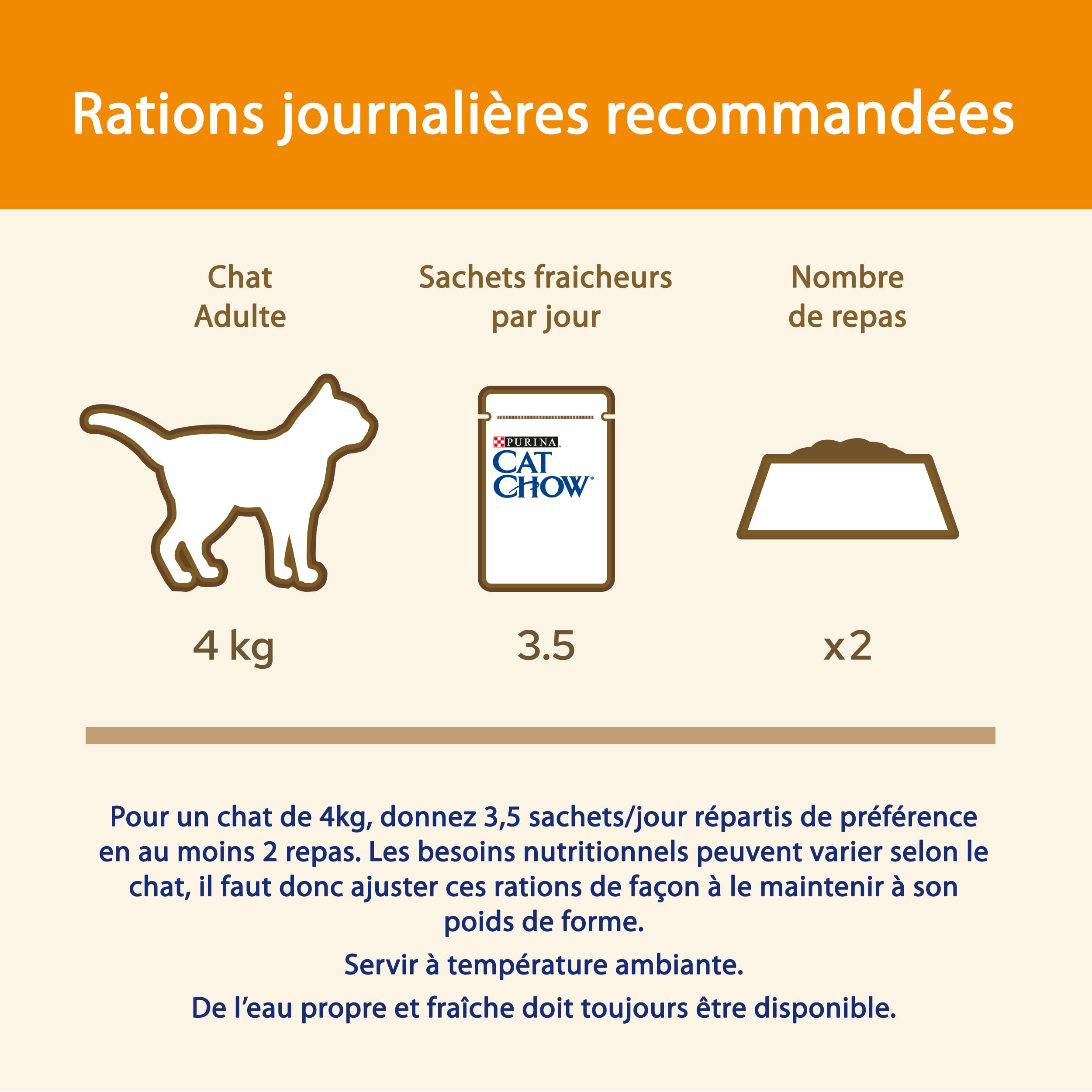 PURINA CAT CHOW | Chat Adulte | Sachets Repas | Agneau et Haricots Verts en Sauce| Boîte | Lot de 4 x (10x85g)