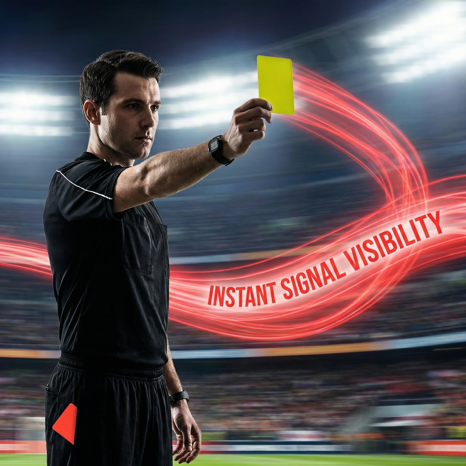 Dos Tarjetas De Árbitro De Fútbol, Roja Y Amarilla, Equipo para Árbitros Y Entrenadores, Material De PVC