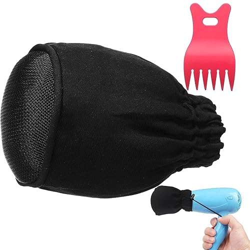 Miniatura 1 de Calcetines secadores de pelo con peine difusor calcetín universal para cabello rizado y ondulado, accesorios para el hogar viajes hotel